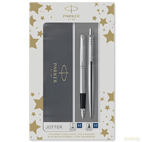 Zestaw Długopis Pióro Parker Jotter Stal Ct 2093258