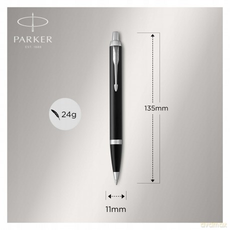 Zestaw Pióro Długopis Parker Im Czarny Ct Parker Et/Parblct