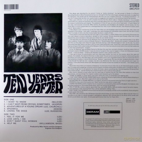 Ten Years After: Ten Years After [Winyl]