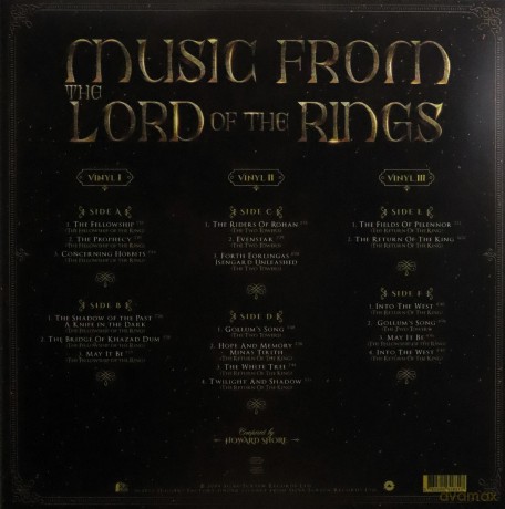City Of Prague Philharmonic Orchestra: The Lord Of The Rings Trilogy (Brown) [3xWinyl]