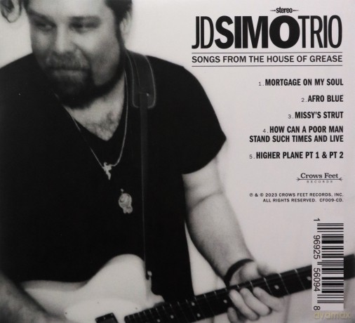 JD Simo: Songs From The House Of Grease (digipack) [CD]
