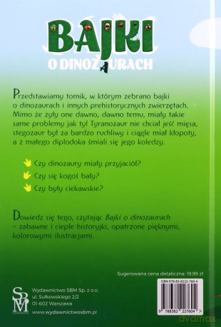Bajki o dinozaurach - Elżbieta Safarzyńska [KSIĄŻKA]
