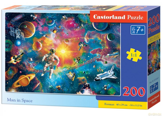 CASTORLAND 200 el. Spacer w kosmosie B-222261 [PUZZLE]