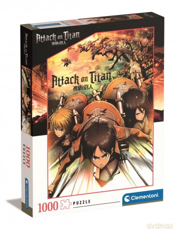 CLEMENTONI 1000 el. anime Attack on titans 39727 [PUZZLE]