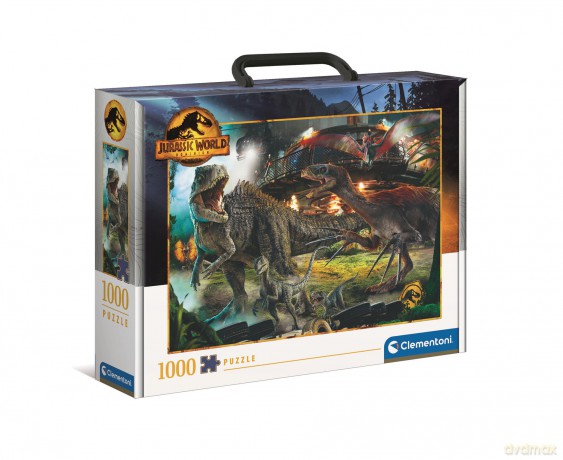 CLEMENTONI 1000 el. brief case Jurassic world 39699 [PUZZLE]