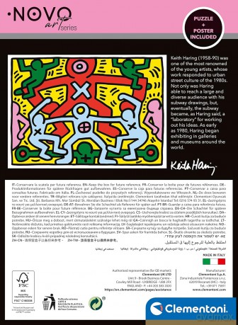 CLEMENTONI 1000 el. compact art collection Keith Haring 39757 [PUZZLE]