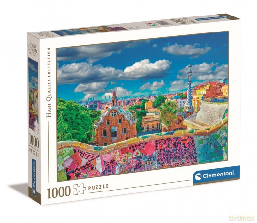 CLEMENTONI 1000 el. HQ Park Güell Barcelona 39744 [PUZZLE]