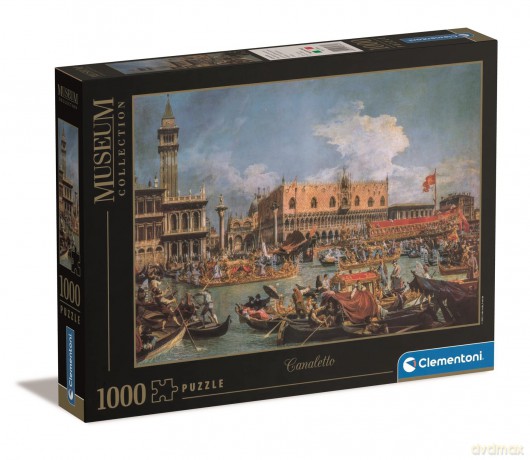 CLEMENTONI 1000 el. museum Canaletto The return of the bucentaur at the molo on ascension day" 39764 [PUZZLE]