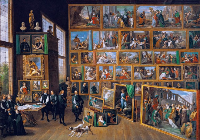CLEMENTONI 2000 el. museum Teniers Archduke Leopold Wilhelm 32576 [PUZZLE]