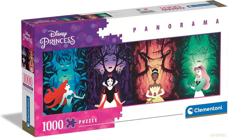 CLEMENTONI 1000 el. panoramiczne collection Princess 39722 [PUZZLE]