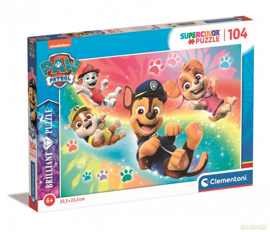 CLEMENTONI 104 el. brilliant Paw patrol 20190 [PUZZLE]
