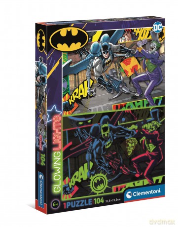 CLEMENTONI 104 el. glowing 104 el. Batman 27175 [PUZZLE]