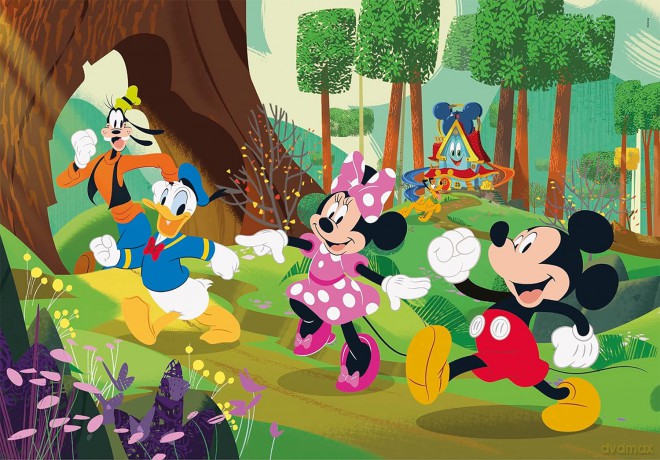 CLEMENTONI 104 el. maxi super kolor Mickey and friends 23772 [PUZZLE]