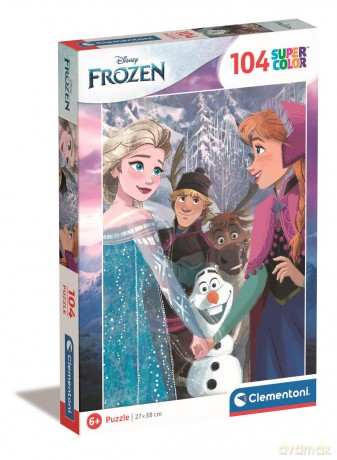 CLEMENTONI 104 el. super kolor Disney Frozen 25742 [PUZZLE]