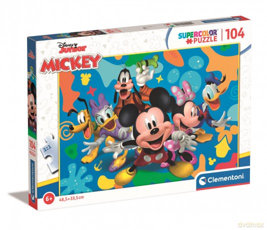 CLEMENTONI 104 el. Super kolor Disney mickey and friends 25745 [PUZZLE]