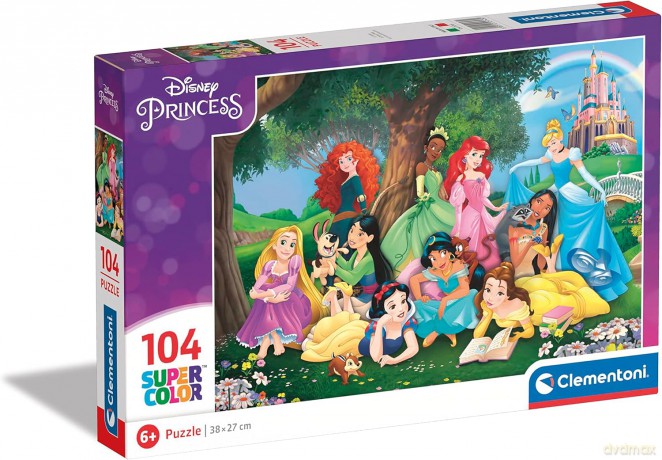 CLEMENTONI 104 el. super kolor Disney princess 25743 [PUZZLE]