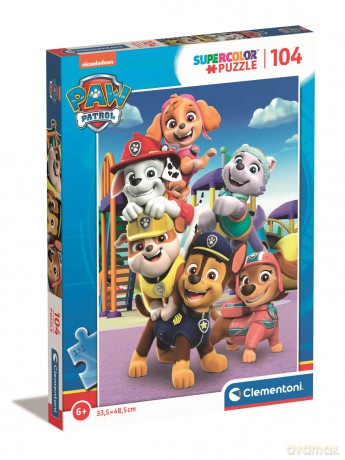 CLEMENTONI 104 el. Super kolor Paw patrol 27178 [PUZZLE]