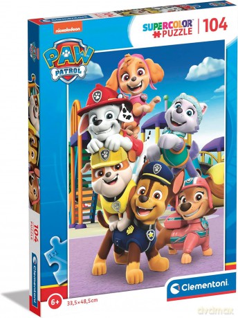 CLEMENTONI 104 el. Super kolor Paw patrol 27178 [PUZZLE]