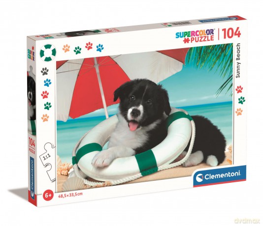 CLEMENTONI 104 el. Super kolor Sunny Beach 25741 [PUZZLE]