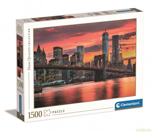 CLEMENTONI 1500 el. HQ East River at dusk 31693 [PUZZLE]