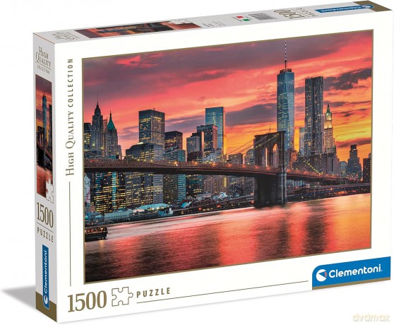 CLEMENTONI 1500 el. HQ East River at dusk 31693 [PUZZLE]