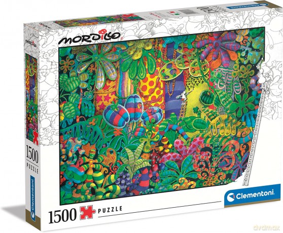 CLEMENTONI 1500 el. Mordillo the painter 31657 [PUZZLE]