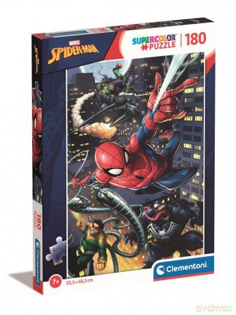 CLEMENTONI 180 el. Super kolor Marvel Spider-Man 29782 [PUZZLE]