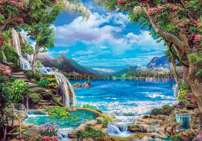 CLEMENTONI 2000 el. HQ Paradise on earth 32573 [PUZZLE]
