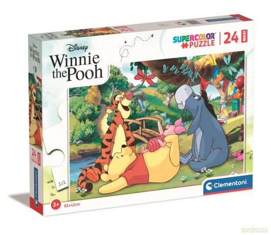 CLEMENTONI 24 el. el maxi super kolor Disney winnie the pooh 24247 [PUZZLE]