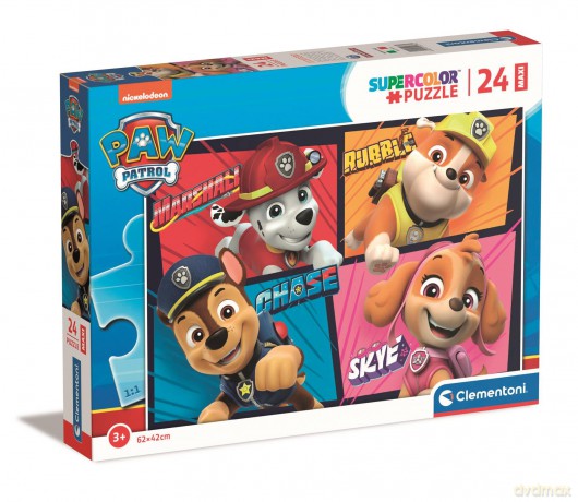 CLEMENTONI 24 el. maxi super color Paw patrol 24238 [PUZZLE]