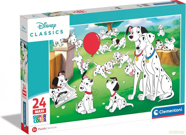 CLEMENTONI 24 el. maxi super kolor Disney animals 24245 [PUZZLE]
