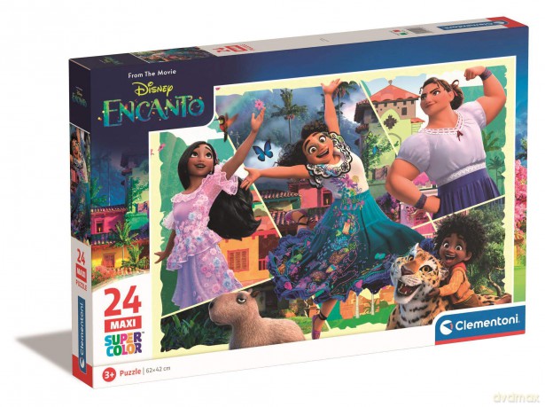 CLEMENTONI 24 el. maxi super kolor Disney Encanto 24246 [PUZZLE]