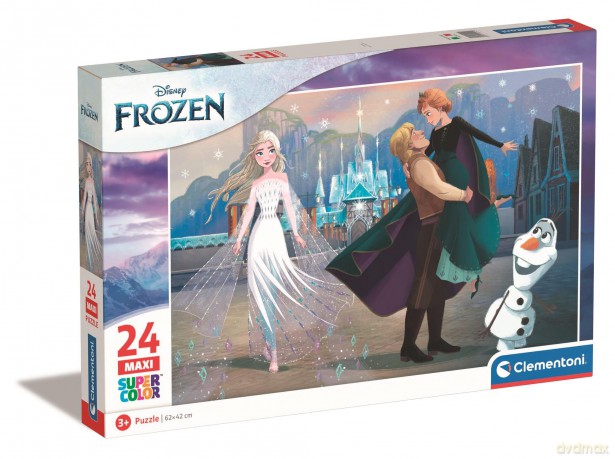 CLEMENTONI 24 el. maxi super kolor Disney Frozen 2 24242 [PUZZLE]