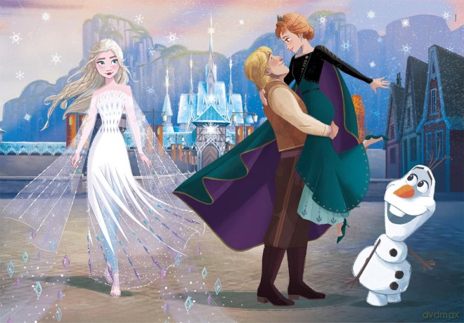 CLEMENTONI 24 el. maxi super kolor Disney Frozen 2 24242 [PUZZLE]
