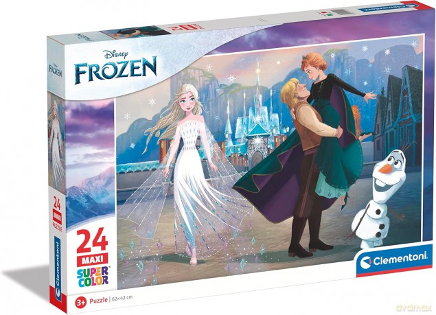 CLEMENTONI 24 el. maxi super kolor Disney Frozen 2 24242 [PUZZLE]