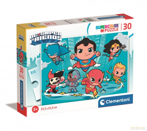 CLEMENTONI 30 el. super kolor DC comics superfriends 20277 [PUZZLE]