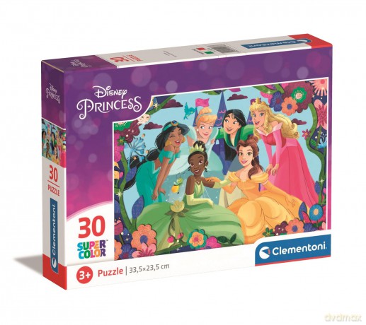 CLEMENTONI 30 el. super kolor Disney Princess 20276 [PUZZLE]