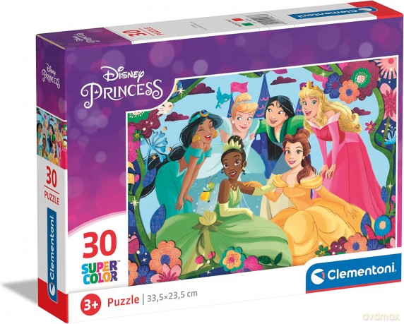 CLEMENTONI 30 el. super kolor Disney Princess 20276 [PUZZLE]