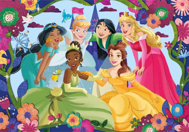 CLEMENTONI 30 el. super kolor Disney Princess 20276 [PUZZLE]