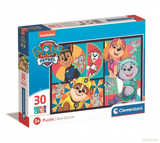 CLEMENTONI 30 el. super kolor Paw patrol 20275 [PUZZLE]
