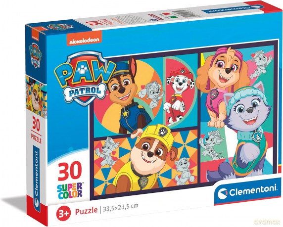 CLEMENTONI 30 el. super kolor Paw patrol 20275 [PUZZLE]