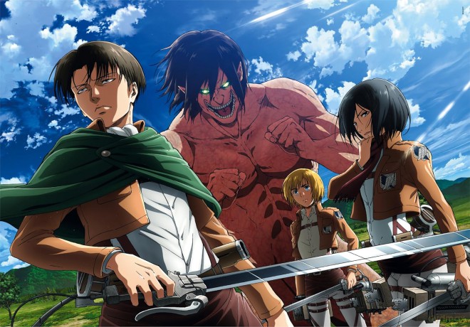 CLEMENTONI 500 el. cubes Anime Attack on titans 35139 [PUZZLE]