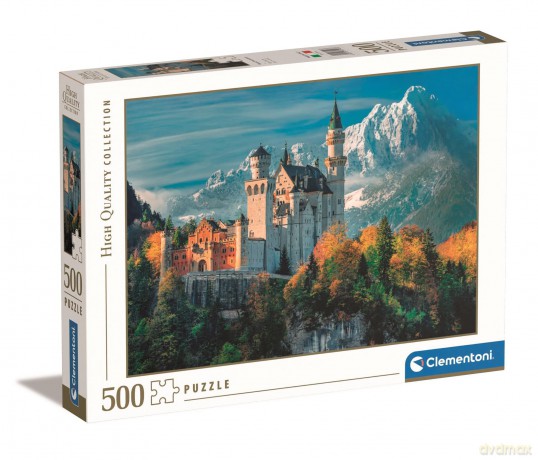 CLEMENTONI 500 el. HQ Neuschwanstein castle 35146 [PUZZLE]