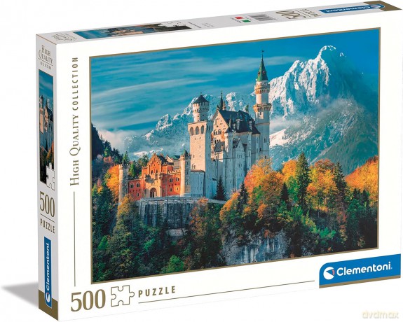 CLEMENTONI 500 el. HQ Neuschwanstein castle 35146 [PUZZLE]