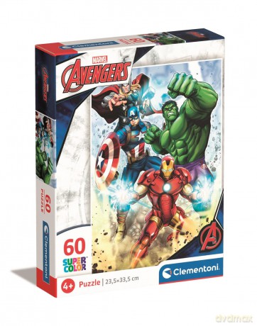 CLEMENTONI 60 el. super color Marvel Avengers 26193 [PUZZLE]