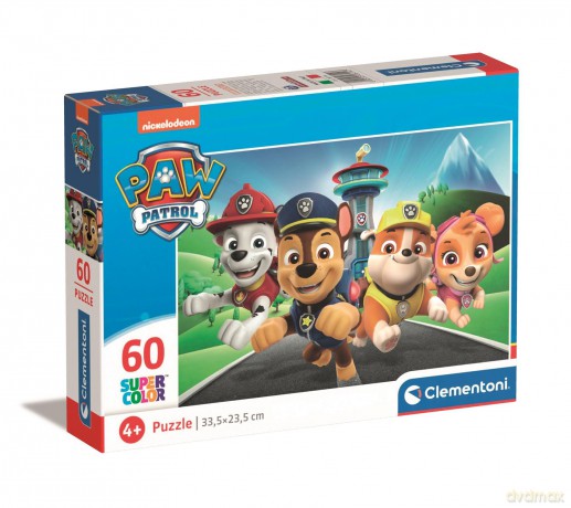 CLEMENTONI 60 el. super color Paw patrol 26114 [PUZZLE]