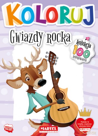 Gwiazdy rocka. Koloruj [KSIĄŻKA]