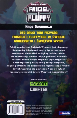 Krąg dominacji Święte wyspy. Frigiel i Fluffy nieoficjalny przewodnik po świecie Minecraft - Frigiel, Oliwier Gay [KSIĄŻKA]