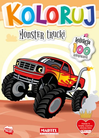 Monster trucki. Koloruj [KSIĄŻKA]