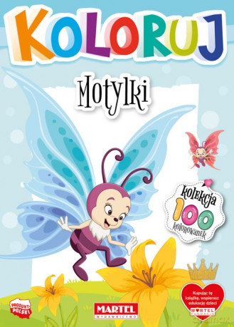 Motylki. Koloruj [KSIĄŻKA]